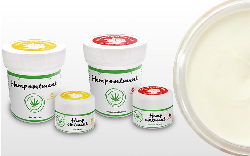 ACTION 2 + 1 for effective hemp ointments