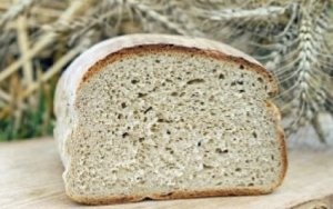 Hemp bread with hemp seeds