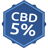 CBD oil 5%, broad-spectrum, (no THC) 10ml - CBD Crystallized
