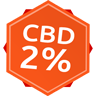 CBD 2 procent