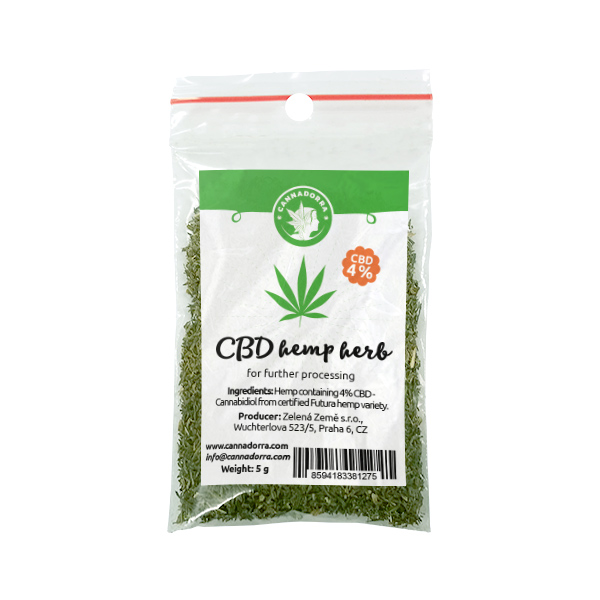 CBD Herb 4% untuk penguapan, 5g