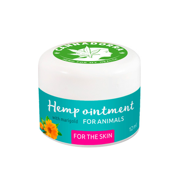 Hemp ointment for the skin for animals, 12 ml