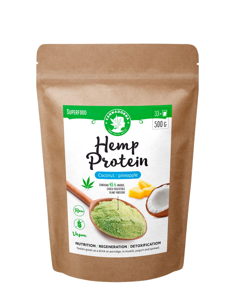 Hemp Protein 500g – Coconut & Pineapple