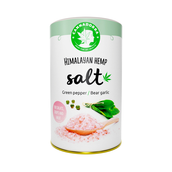 Hemp salt with green pepper and wild garlic 165g