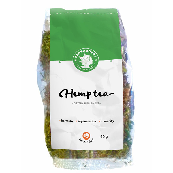 Hemp tea with - fine fraction, 40g