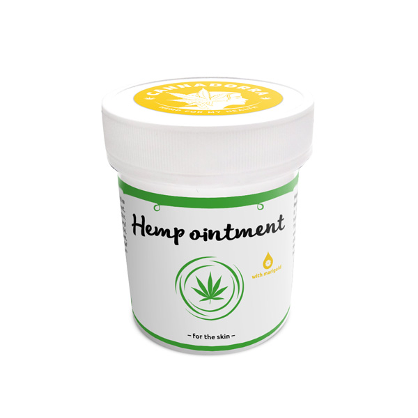 Hemp ointment with marigold for the skin, 100ml