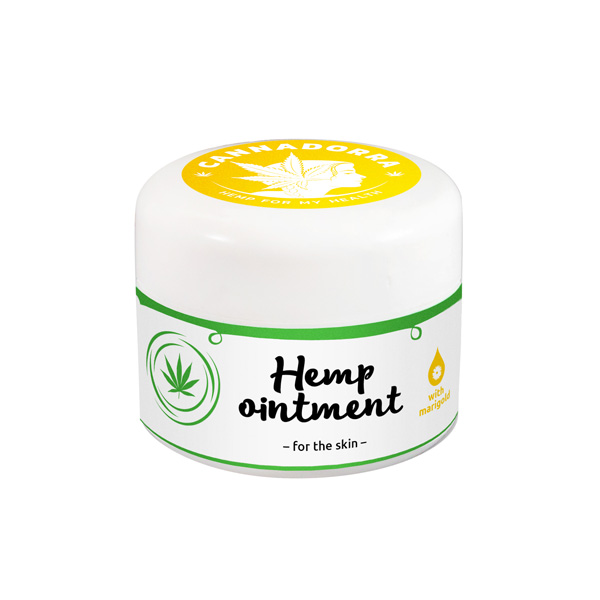 Hemp ointment with marigold for the skin, 12ml