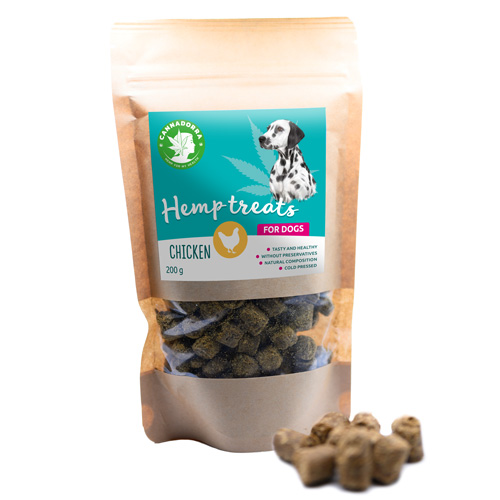 Treats for dogs, chicken flavour 200 g