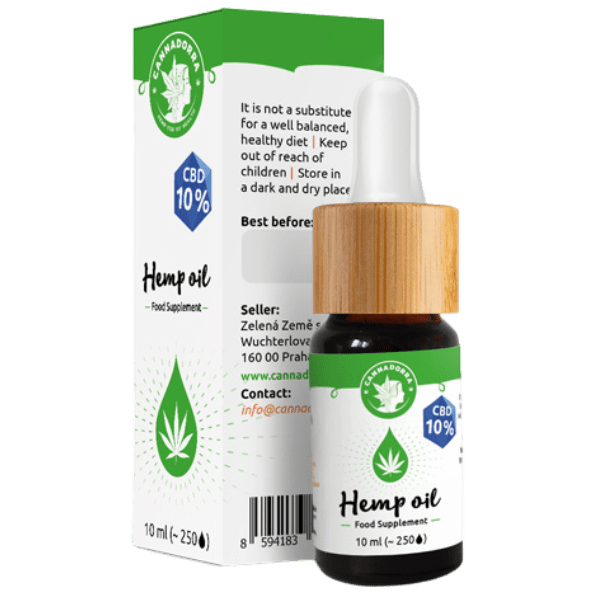 CBD oil 10%, broad-spectrum, (no THC) 10ml for €39,90 - 10% CBD